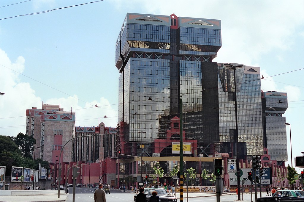 Campo de Ourique: Amoreiras Towers, Lisbon 1987